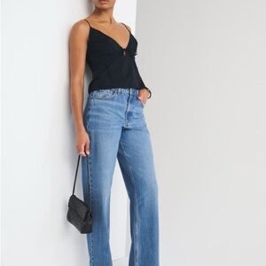 Abercrombie and Fitch Wide Leg High Rise (Curve Love)